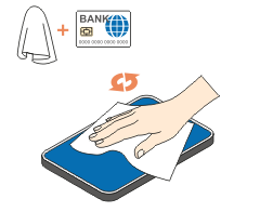 Vaihe 2 – puhdista näyttö ennen asennusta